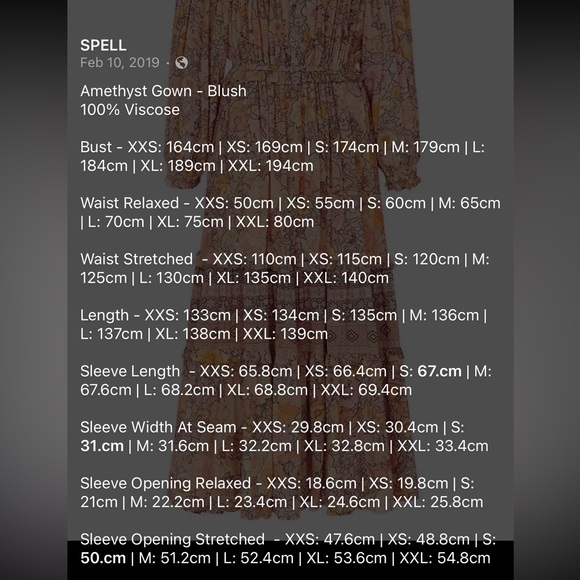 Spell Fp turquoise amethyst gown L - Picture 13 of 13